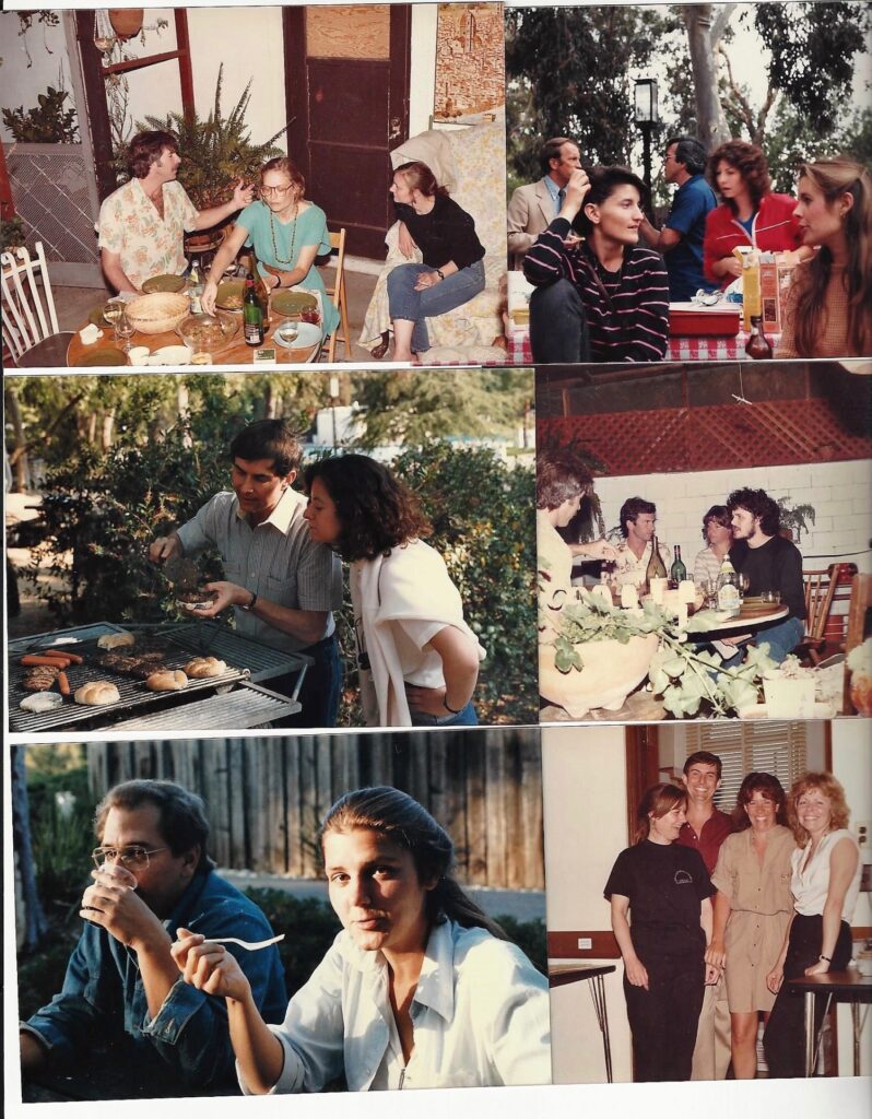 Vintage photo collage of the Department of Comparative Literature faculty, staff, and students throughout the decades. 